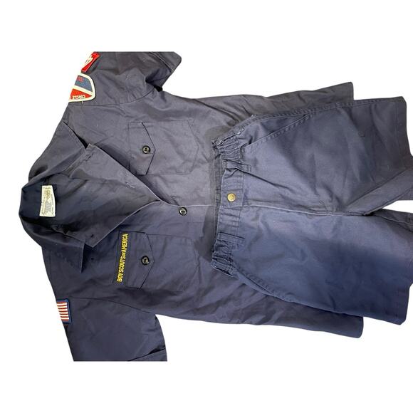 Vintage Cub Scouts BSA Uniform Shirt Shorts Youth Medium Set - Picture 2 of 4